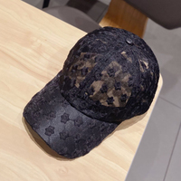 Damskie koronkowe małe kwiatowe czapki baseballowe oddychające siatkowe kapelusz w kwiaty Gorras kapelusz na lato Snapback Casquette czapka z daszkiem 4